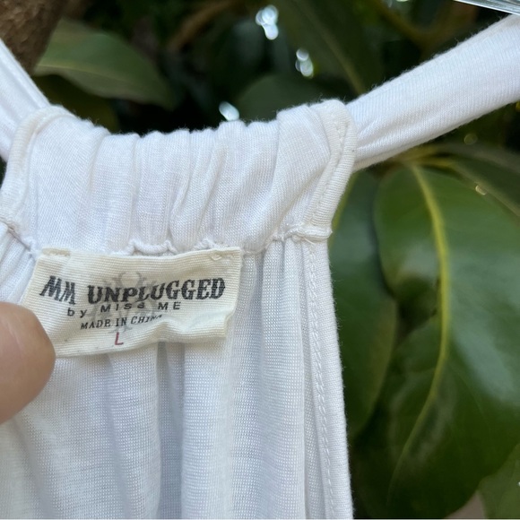 Vintage Y2K MM UNPLUGGED by MISS ME dress intricate design with rhinestones - Picture 7 of 10